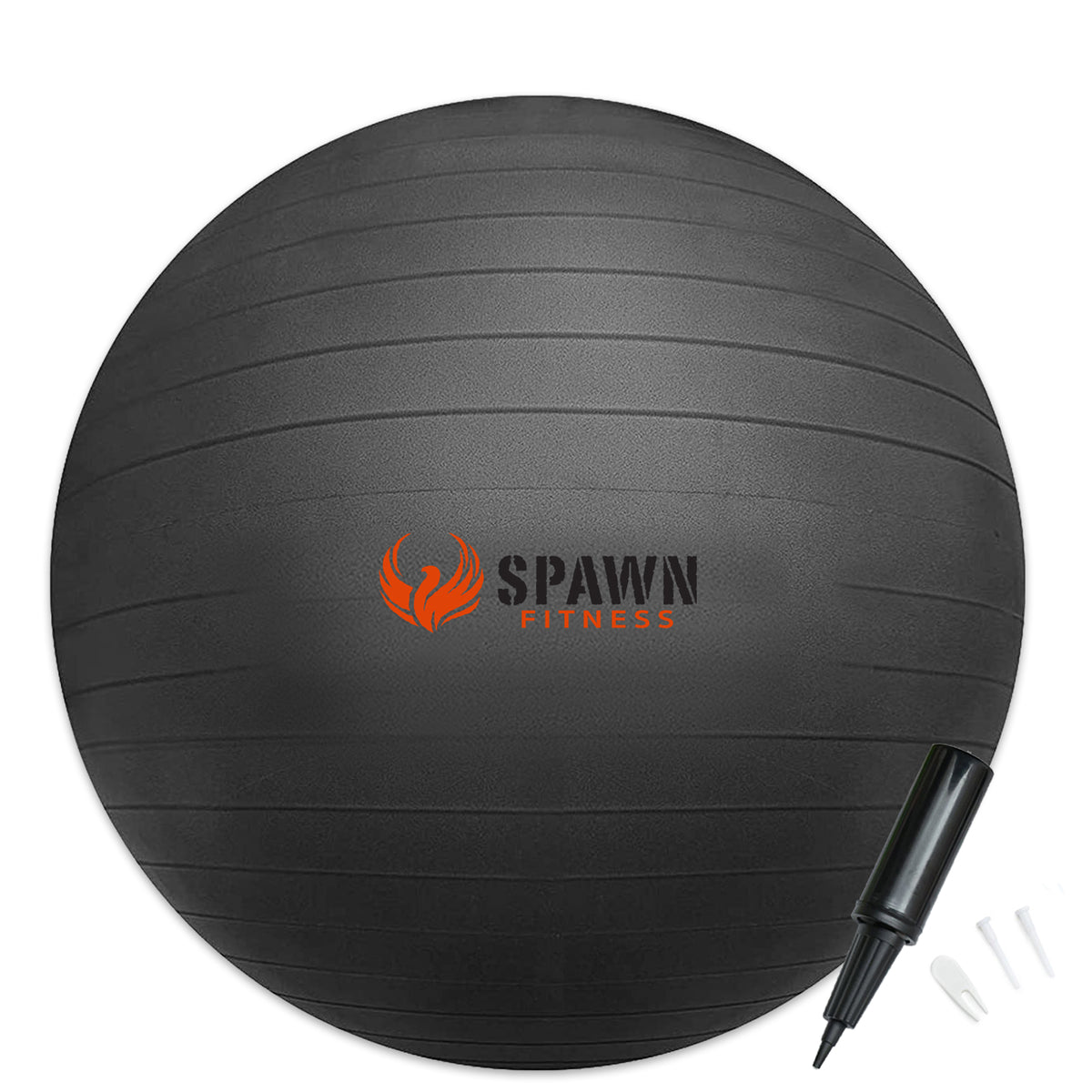 SPAWN Fitness PRO Series Yoga Ball - (65cm), Hand Pump  Included, Exercise, Yoga and Stability - Anti-Slip, Designed for  Professionals : Sports & Outdoors