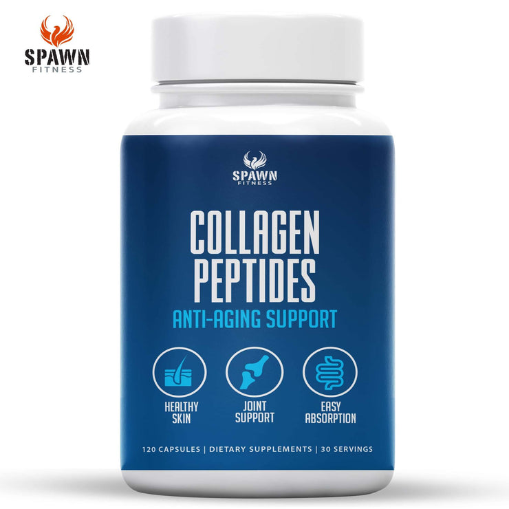 Spawn Fitness Collagen Peptides 750mg Capsules 120pc