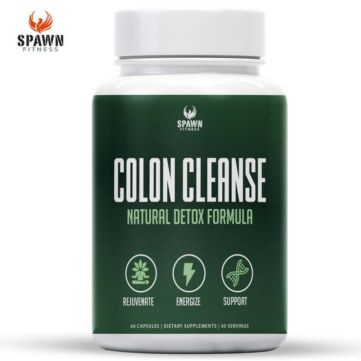 Spawn Fitness Colon Cleanse Supplement Detox Pills for Weight Loss 60 Capsules