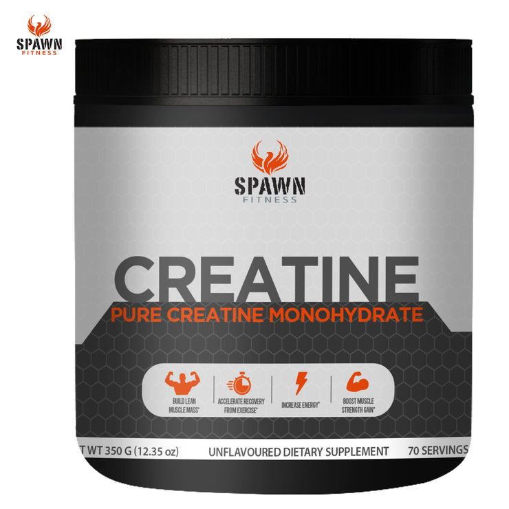 Spawn Fitness Creatine Monohydrate Powder Pre Workout Drink Muscle Ene