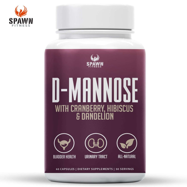 Spawn Fitness D Mannose Capsules 60pc