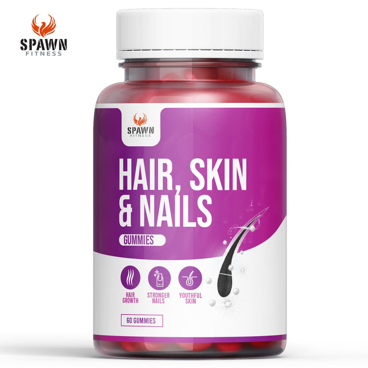 Spawn Fitness Hair Skin And Nails Gummies 60pc