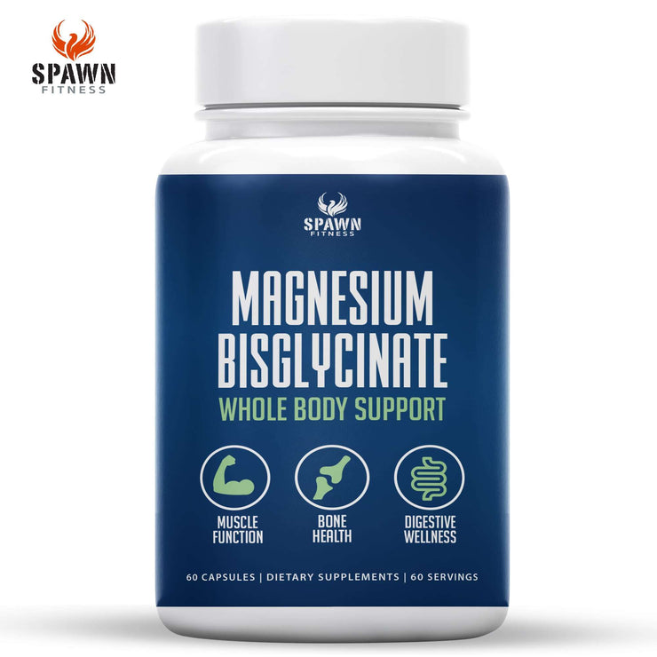 Spawn Fitness Magnesium Glycinate Veggie Capsules 60pc