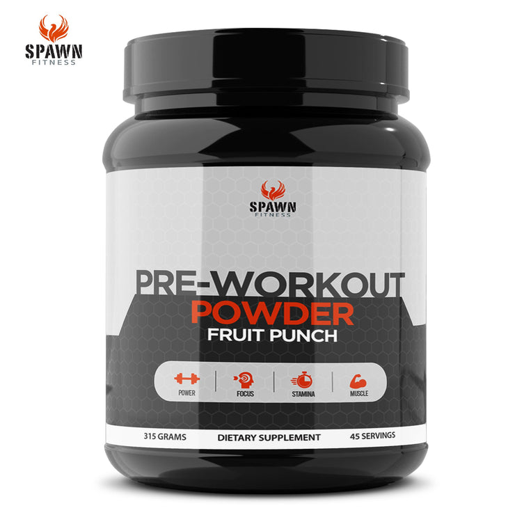 Spawn Fitness Pre Workout Supplement Fruit Punch