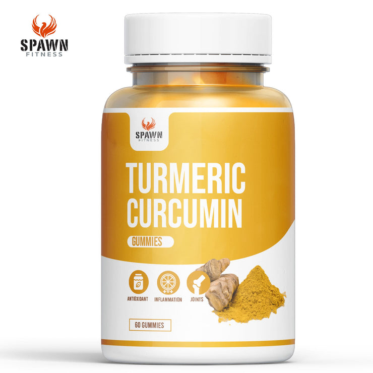 Spawn Fitness Turmeric Curcumin Supplement Gummies 60pc