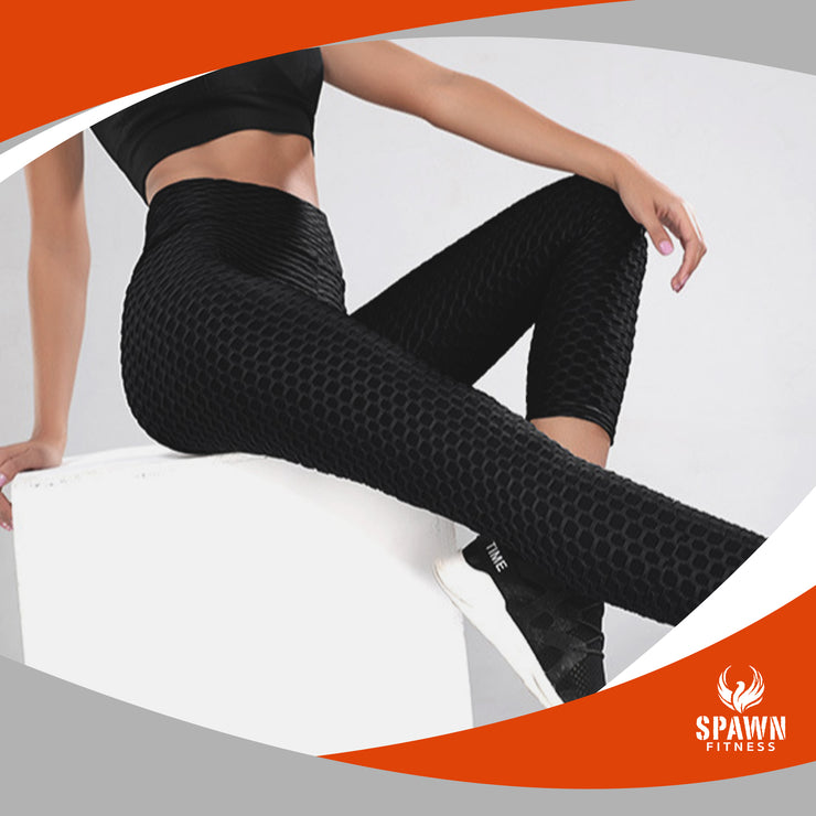 Spawn Fitness Yoga Pants TikTok Leggings for Women Scrunch Butt Lift Gray  Large 